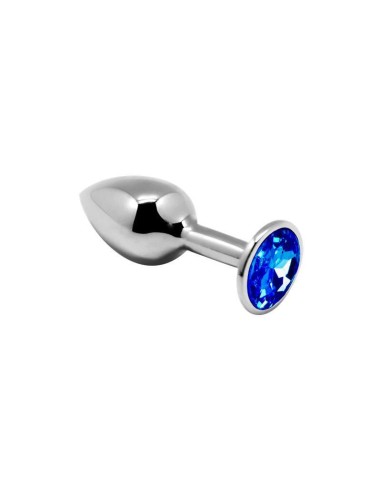 Alive - Anal Pleasure Mini Plug Metal Azul Talla S