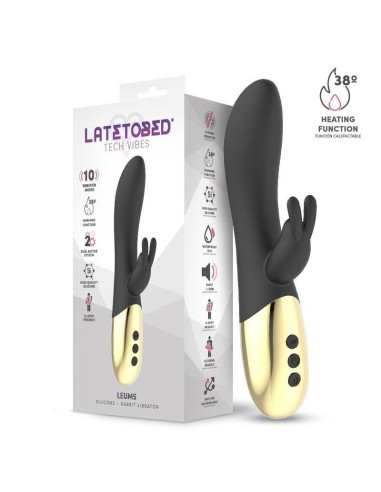 Leums Vibrador Rabbit Con Función De Calor Punto G Usb Magnético