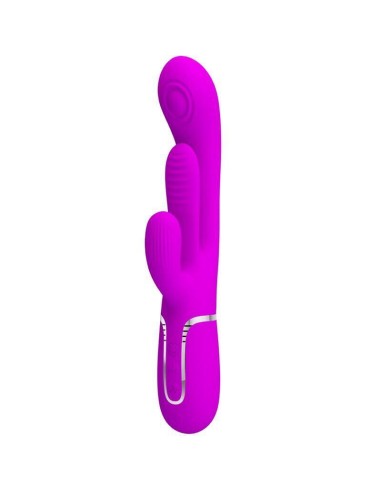 Pretty Love - Shania Triple Vibrador Rabbit Multifunción Rosa