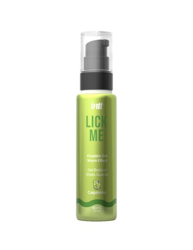 Intt -  Lick Me Gel Comestible Sabor Caipirinha Efecto Calor