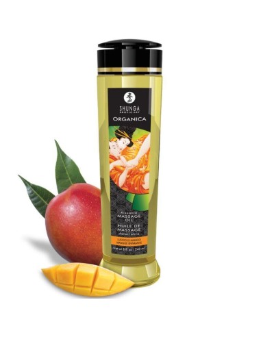 Shunga - Aceite De Masaje Orgánico Mango 240 Ml