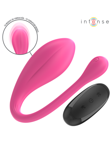 Intense - Janice Vibrador U Doble Estimulación 10 Vibraciones Rosa Control Remoto