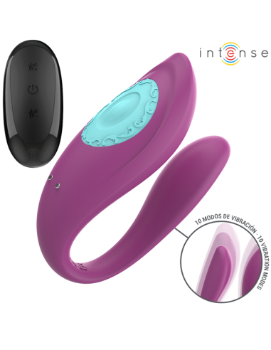 Intense - Annie Estimulador & Vibrador Forma De U Morado Control Remoto