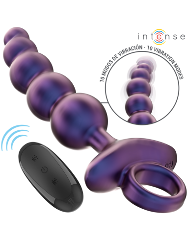 Intense - Tito Plug Anal Vibrador Modelo 3 Control Remoto