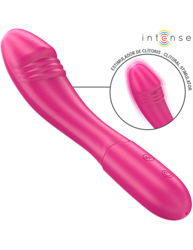 Intense - Belinda Vibrador 19 Cm Flexible 10 Vibraciones Rosa