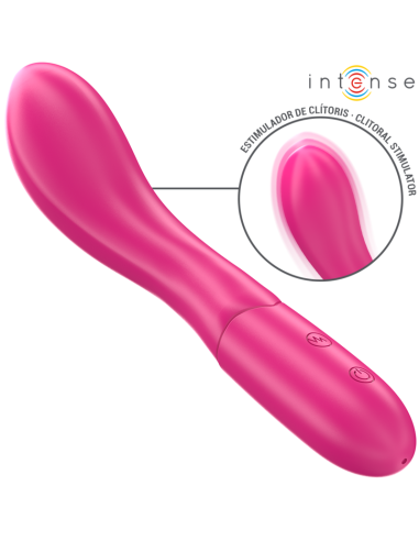 Intense - Lisette Vibrador 19 Cm Flexible 10 Vibraciones Rosa