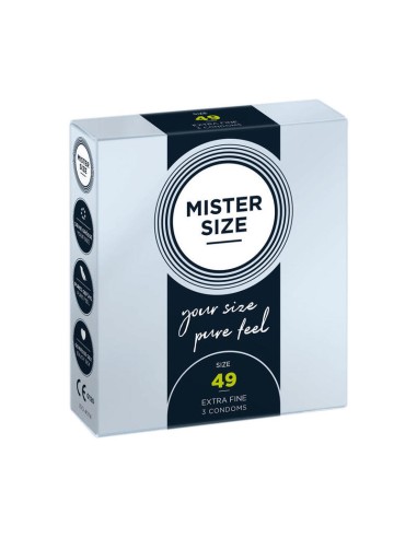 Mister Size - Preservativos Talla S 49 Mm (3 Unidades)