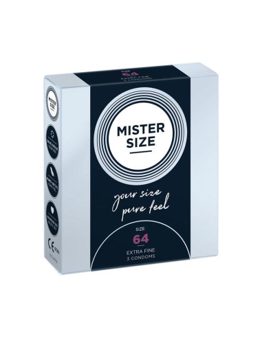 Mister Size - Preservativos Talla Xxl 64 Mm (3 Unidades)