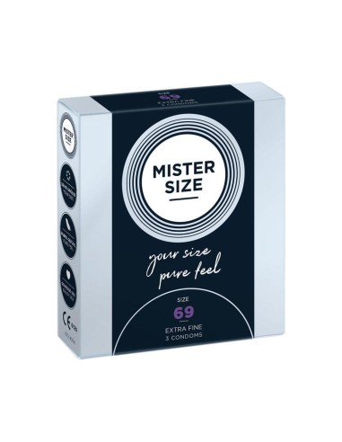 Mister Size - Preservativos Talla Xxxl 69 Mm (3 Unidades)