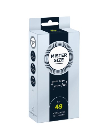 Mister Size - Preservativos Talla S 49 Mm (10 Unidades)