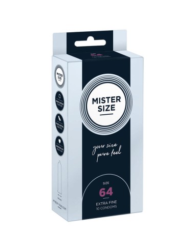 Mister Size - Preservativos Talla Xxl 64 Mm (10 Unidades)