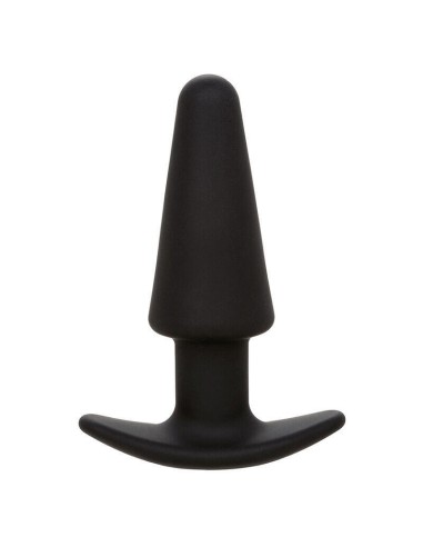 Calexotics - Rock Bottom Plug Anal Cónico 10 Vibraciones Silicona Negro