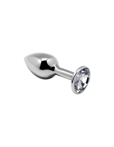 Alive - Anal Pleasure Mini Plug Metal Blanco Talla S