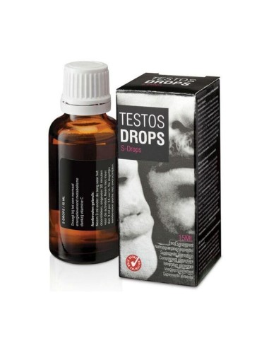 Cobeco - Testos Drops Bebida Afrodisiaca Para Hombre 15 Ml