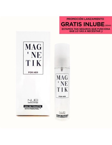 Perfume Con Feromonas Magnetik For Her + Lubricante 30 Ml Gratis