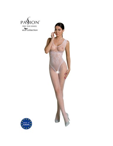 Passion - Eco Collection Bodystocking Eco Bs003 Blanco