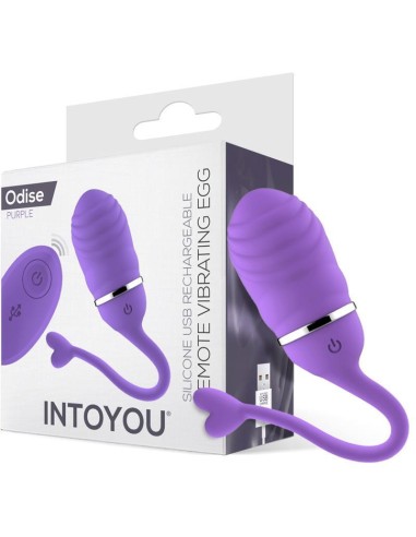 Huevo Vibrador Control Remoto Odise Usb Silicona Purpura