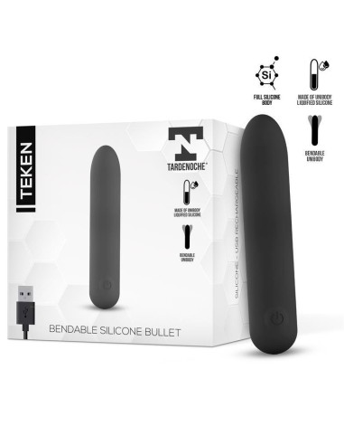 Teken Bala Vibradora Flexible Silicona Líquida Unibody Usb Magnético