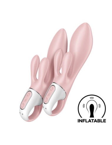 Air Pump Bunny 3 Vibrador Inflable 3 Motores Rose