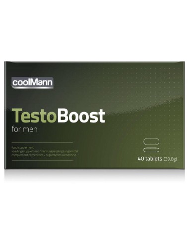 Coolmann Testo Boost Potenciador Con Tribulus Terrestris 40 Tabs