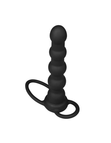 Plug Anal Double Prober Con Vibración Negro