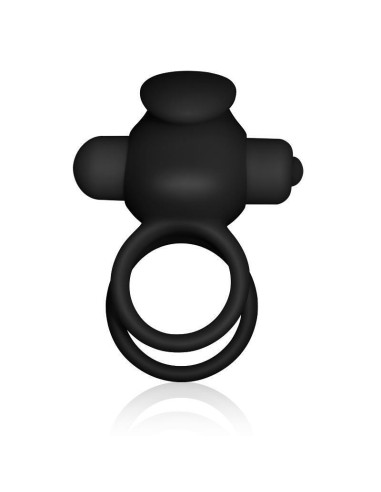 Anillo Vibrador Doble Power Clit Duo Negro