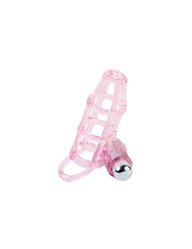 Baile - Sweet 10 Ritmos Funda Y Anillo Silicona Para El Pene Rosa