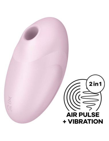 Satisfyer - Vulva Lover 3 Estimulador Y Vibrador Rosa