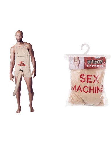 Delantal Con Pene Sex Machine