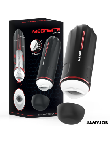 Jamyjob - Megabite Masturbador Boca Automático 5 Modos Succión Y Vibración