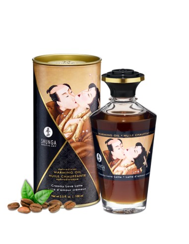 Shunga Aceite De Masaje Efecto Calor Aroma A Creamy Latte