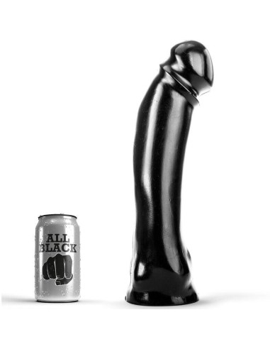 Dildo All Black  Dong 33 Cm