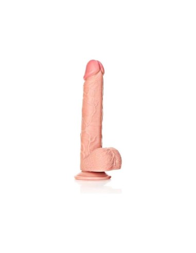 Realrock - Pene Realístico Con Testículos Y Ventosa - 11/ 28 Cm