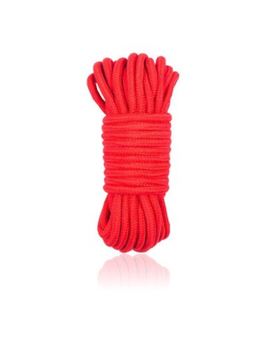 Cuerda De Bondage De Algodón 10 Metros Rojo