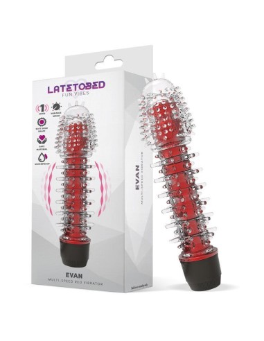 Evan Vibrador Multi Velocidad Rojo