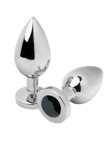 Metal Hard - Anal Plug Diamond Negro Small 5.71cm