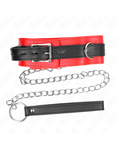 Kink - Collar Con Correa 65 Cm Rojo 54 X 4.5 Cm