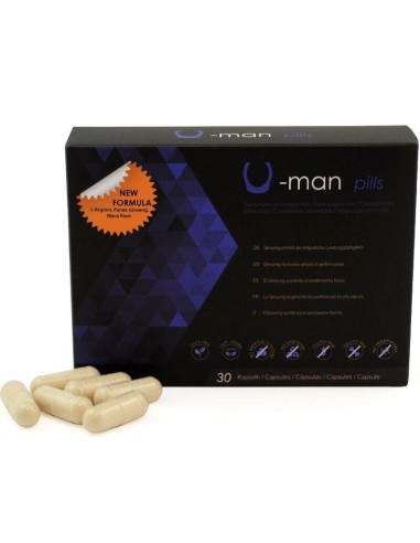 500 Cosmetics - U-man Aumento Tamaño Pene Y Potencia Sexual - 30 Cápsulas