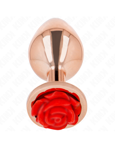 Kink - Plug Anal Oro Rosado Rosa Roja M