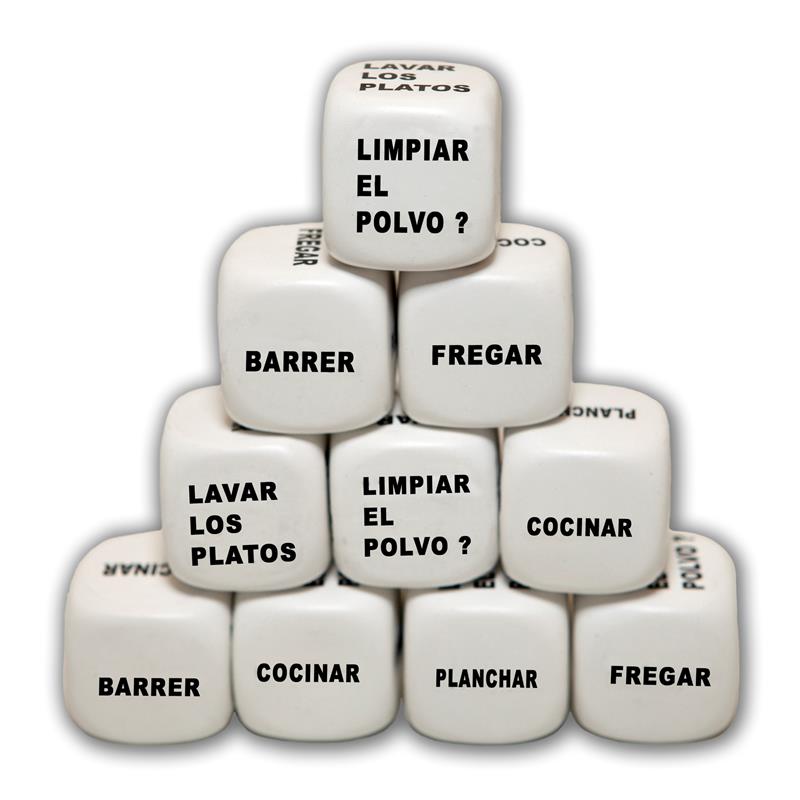 Dado Blanco Quédate En Casa - 1 Unidad