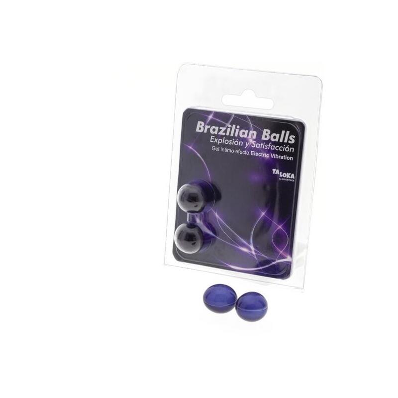 2  Brazilian Balls Explosion De Aromas Gel Excitante Efecto Electric  Vibración