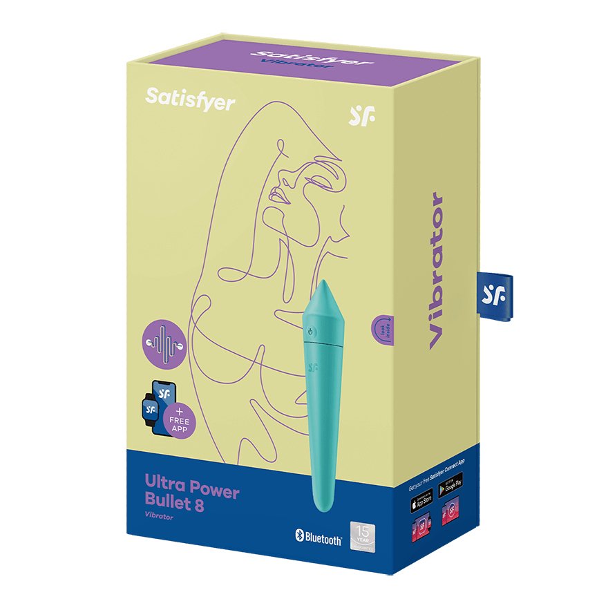 Satisfyer Ultra Power Bullet 8 Bala Vibradora Turquesa