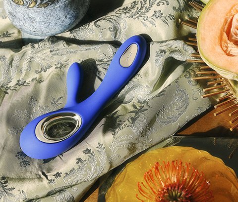 Lelo - Soraya Wave Vibrador Rabbit Midnight Azul