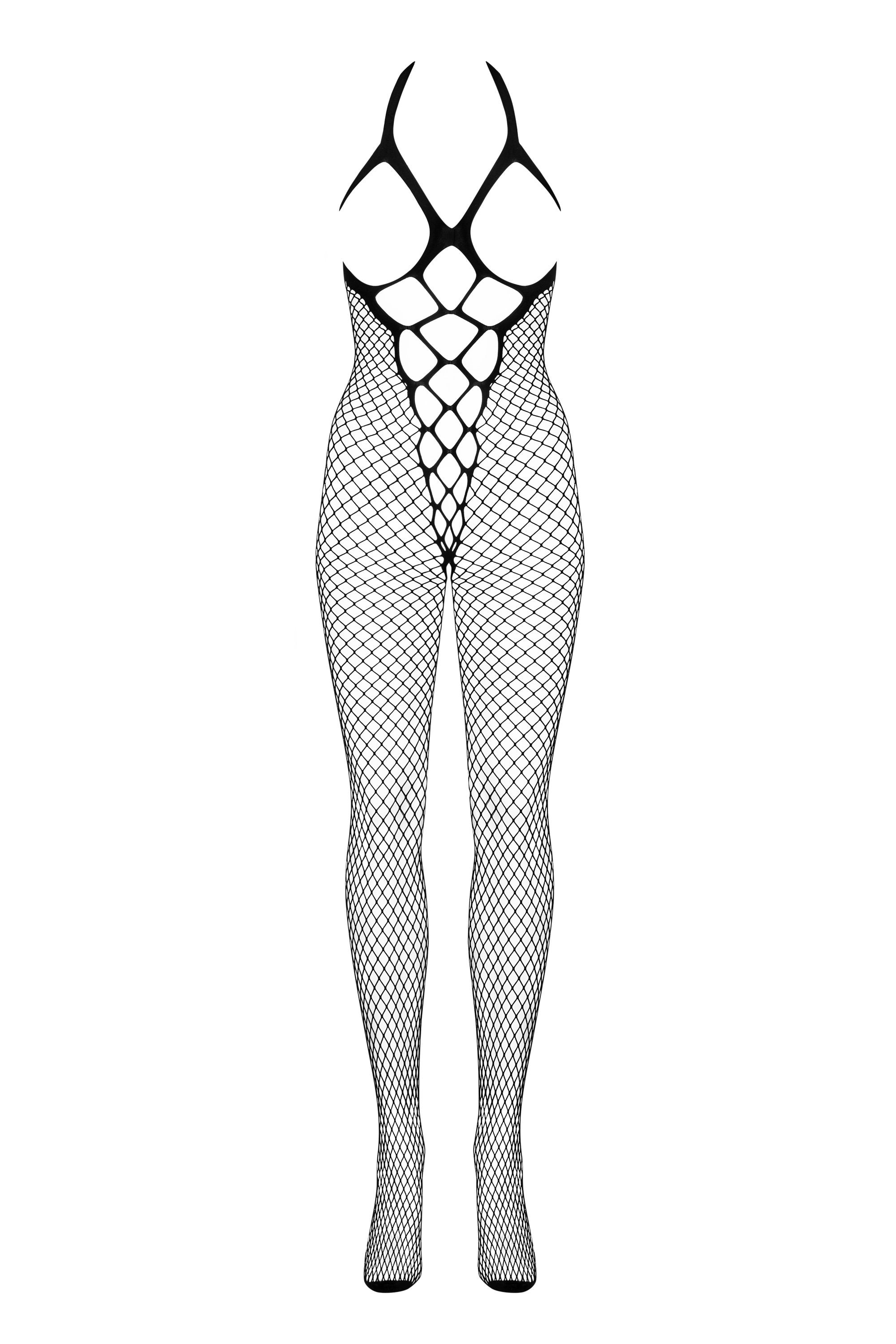 Bodystocking Black  N106 S/M/L Obsessive