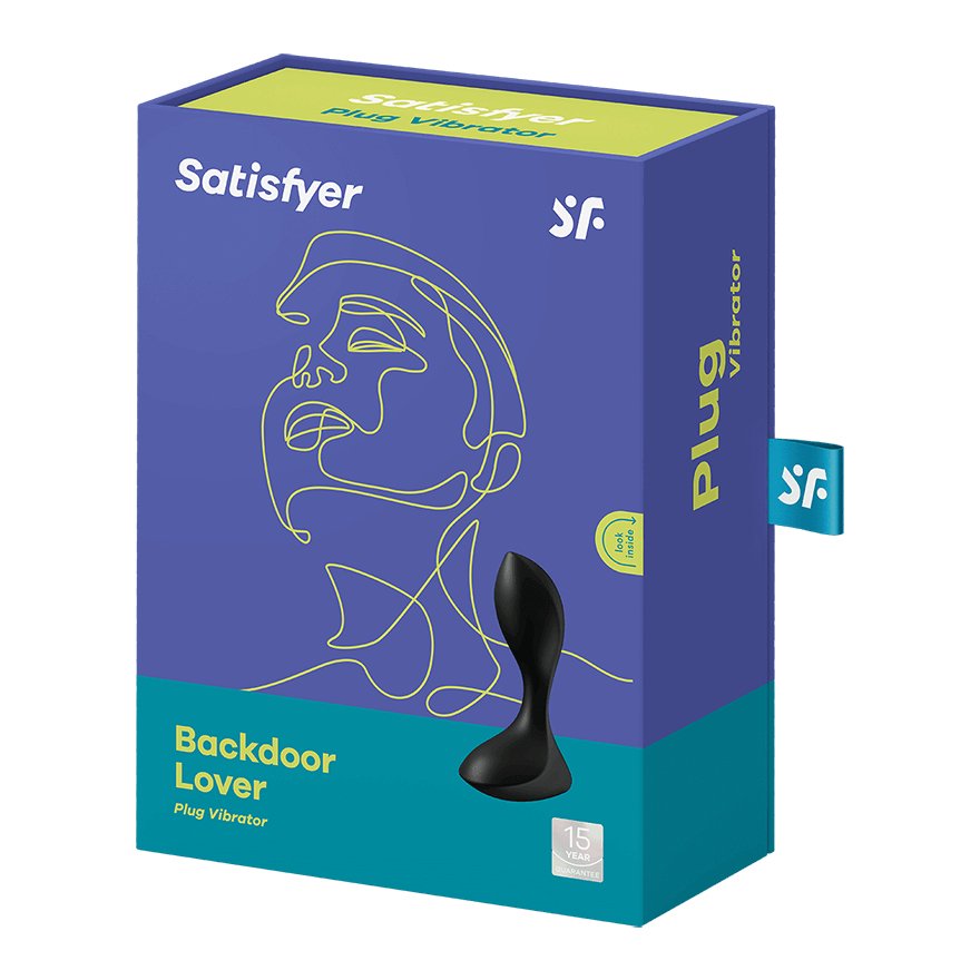 Satisfyer - Backdoor Lover Plug Anal Vibrador Negro