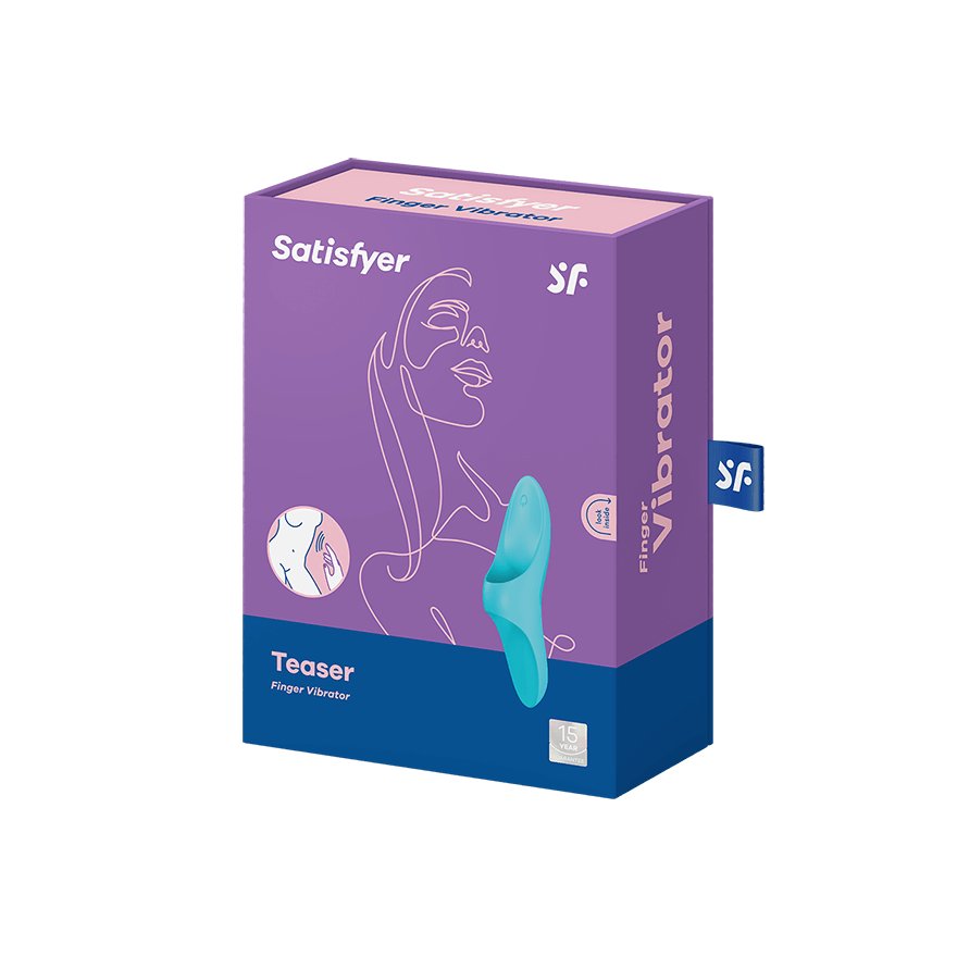 Teaser Vibrador Para El Dedo Light Blue