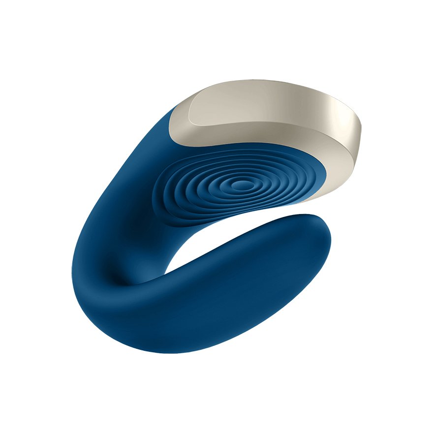 Satisfyer - App Double Love Vibrador Parejas Luxury Azul