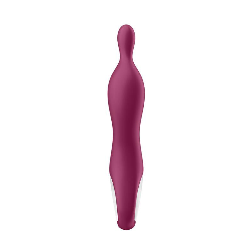 Plug  Anal Satisfyer A-Mazing 1 Vibrador Punto A - Granate