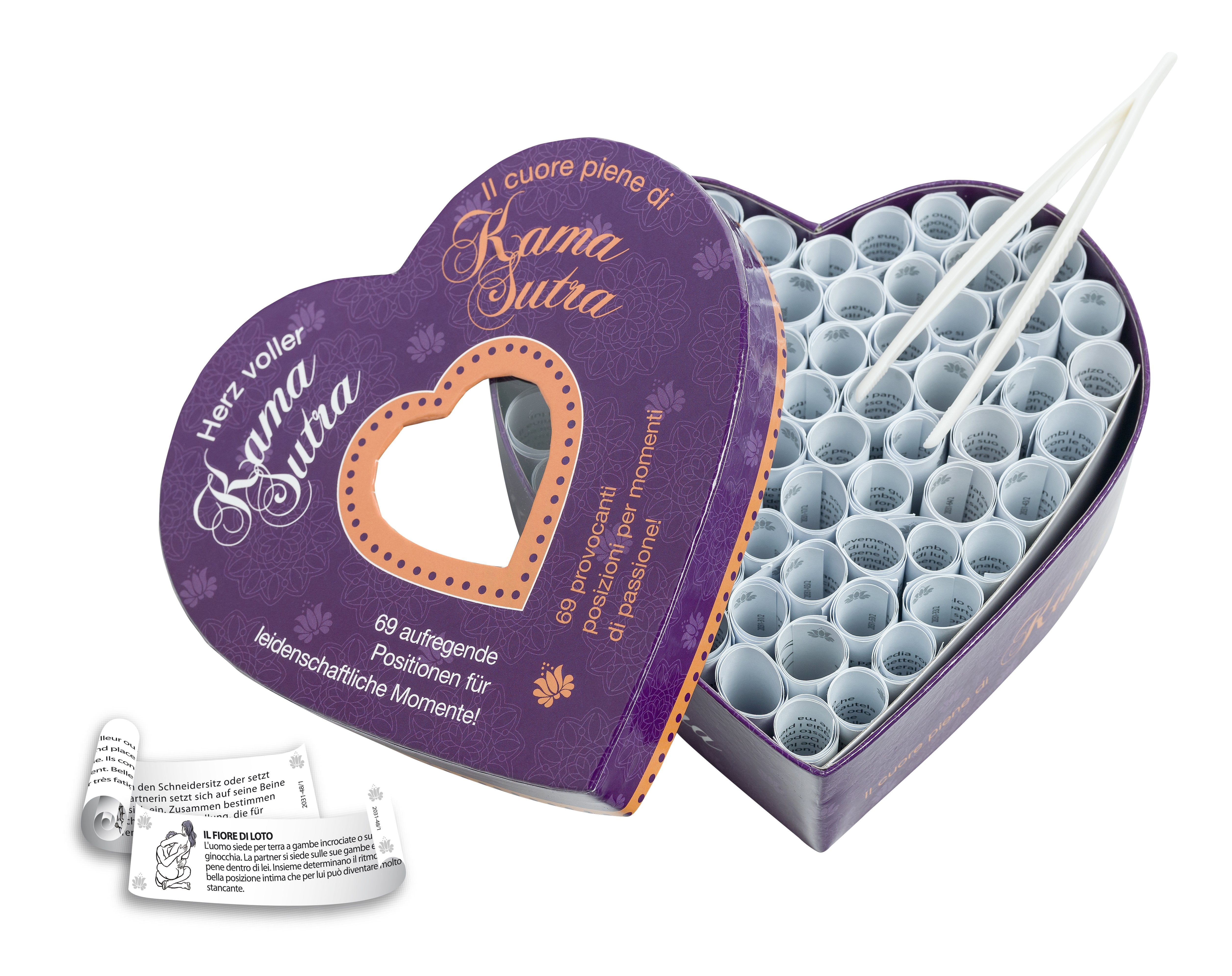EAN 9789088190124 - Tease and Please Kama Sutra Heart Juego de retos Cualquier género DE, IT imagen 3