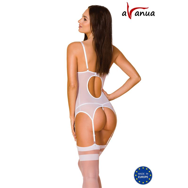 Adelina Corset Blanco Talla (Interno):S/M